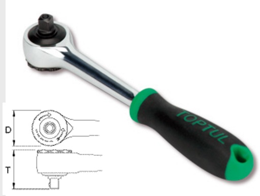 CJBT0816 Toptul Ratchet 1/4"