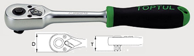 CJPI1627 Toptul 1/2 "Ratchet