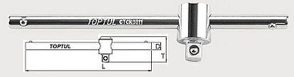 CTCK1220 Toptul 3/8 "Collar for heads