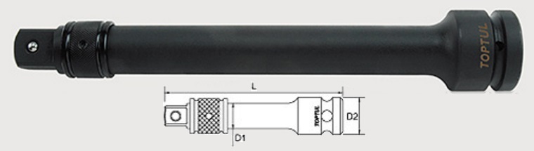 Toptul KACB1610 1/2 "Impact Extension 10" KACB1610