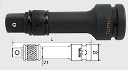 Toptul KACB3207 1 "Impact Extension 7" KACB3207