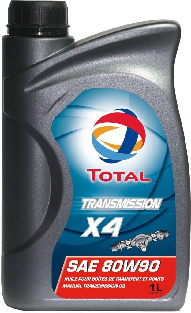 Total 166276 Transmission oil Total TRANSMISSION X4 80W-90, 1 l 166276