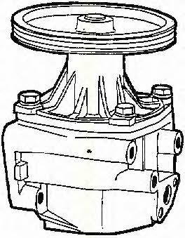 Triscan 8600 15905 Water pump 860015905