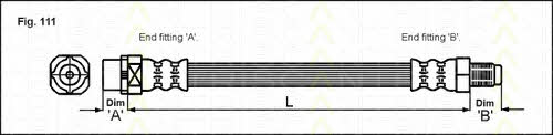 815011108 Triscan Brake Hose