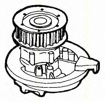 Triscan 8600 24047 Water pump 860024047