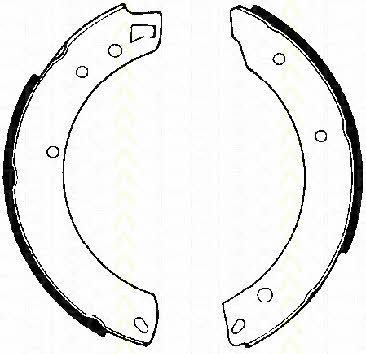 Triscan 8100 10034 Parking brake shoes 810010034