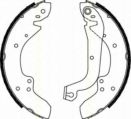 Triscan 8100 10374 Brake shoe set 810010374