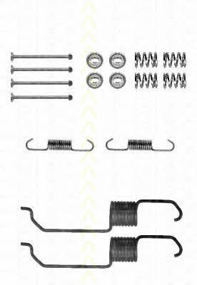 Triscan 8105 502560 Mounting kit brake pads 8105502560