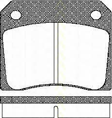 Triscan 8110 10011 Brake Pad Set, disc brake 811010011