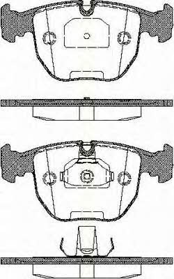 Triscan 8110 11006 Brake Pad Set, disc brake 811011006