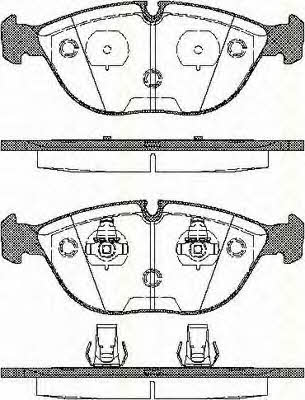 Triscan 8110 11007 Brake Pad Set, disc brake 811011007