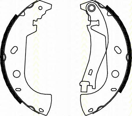 Triscan 8100 15626 Brake shoe set 810015626