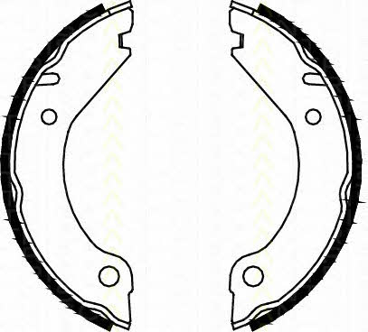 Triscan 8100 27277 Parking brake shoes 810027277