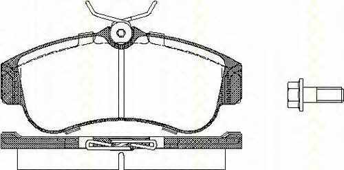 Triscan 8110 14937 Brake Pad Set, disc brake 811014937