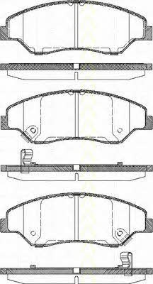 Triscan 8110 18005 Brake Pad Set, disc brake 811018005