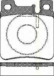 Triscan 8110 23003 Brake Pad Set, disc brake 811023003