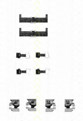 Triscan 8105 131159 Mounting kit brake pads 8105131159