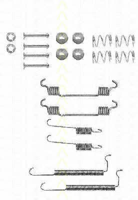 Triscan 8105 242563 Mounting kit brake pads 8105242563