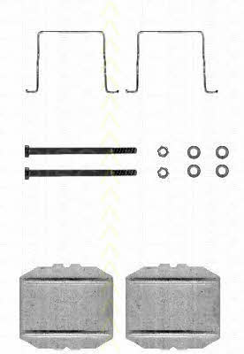 Triscan 8105 381506 Mounting kit brake pads 8105381506