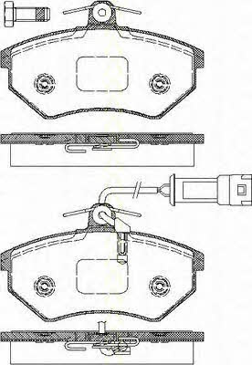 Triscan 8110 29002 Brake Pad Set, disc brake 811029002