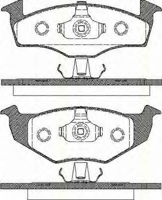 Triscan 8110 29017 Brake Pad Set, disc brake 811029017