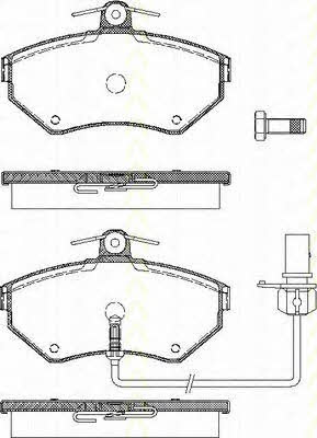 Triscan 8110 29030 Brake Pad Set, disc brake 811029030