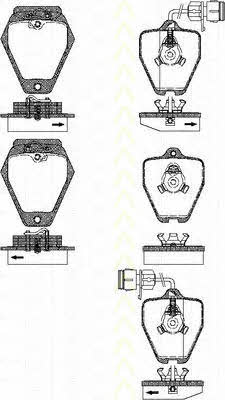 Triscan 8110 29046 Brake Pad Set, disc brake 811029046