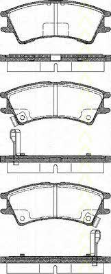 Triscan 8110 43007 Brake Pad Set, disc brake 811043007