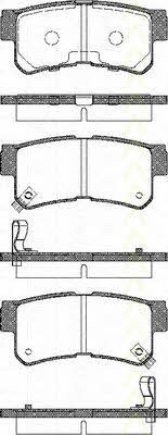 Triscan 8110 43018 Brake Pad Set, disc brake 811043018