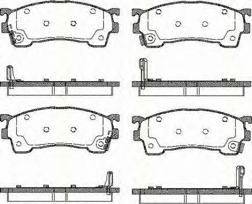 Triscan 8110 50183 Brake Pad Set, disc brake 811050183