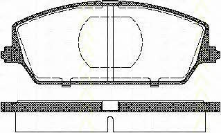 Triscan 8110 69009 Brake Pad Set, disc brake 811069009