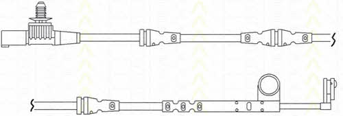 Triscan 8115 17011 Warning contact, brake pad wear 811517011