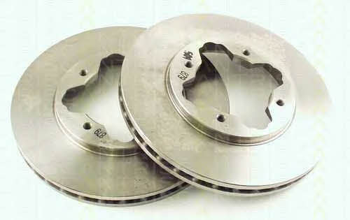 Triscan 8120 10136 Front brake disc ventilated 812010136