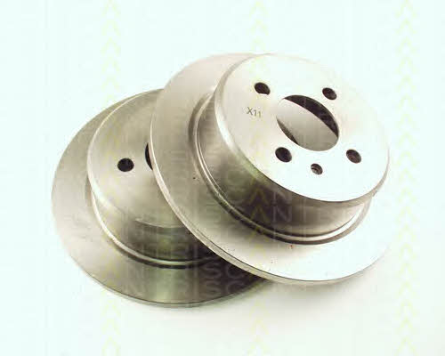Triscan 8120 11113 Rear brake disc, non-ventilated 812011113