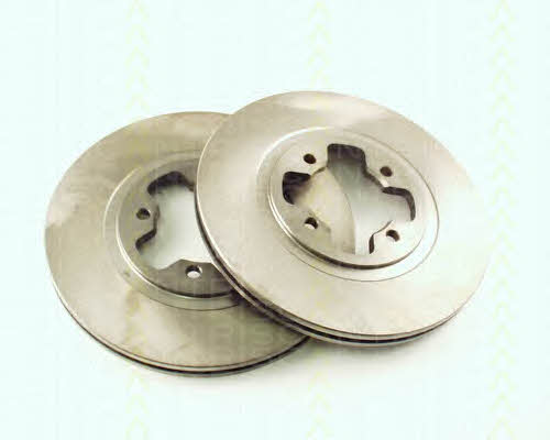 Triscan 8120 14102 Ventilated disc brake, 1 pcs. 812014102