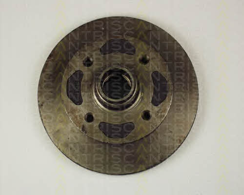Triscan 8120 50104 Unventilated front brake disc 812050104