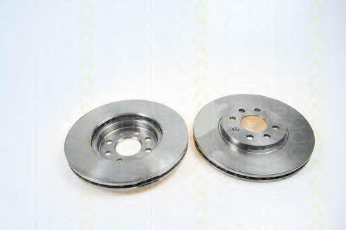 Triscan 8120 24137 Front brake disc ventilated 812024137