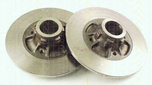 Triscan 8120 25120 Rear brake disc, non-ventilated 812025120
