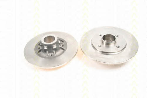 Triscan 8120 25126 Rear brake disc, non-ventilated 812025126