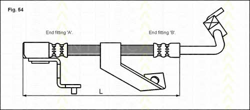 Triscan 8150 16127 Brake Hose 815016127