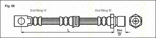 Triscan 8150 24114 Brake Hose 815024114