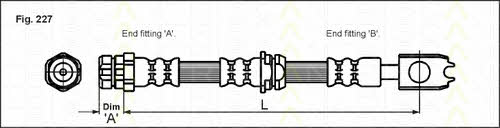 Triscan 8150 29127 Brake Hose 815029127