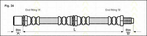 Triscan 8150 13107 Brake Hose 815013107