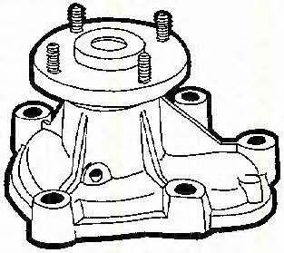 Triscan 8600 24005 Water pump 860024005