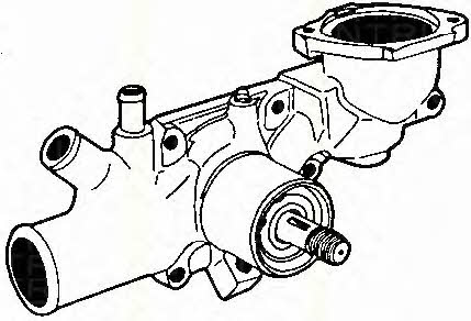 Triscan 8600 28859 Water pump 860028859