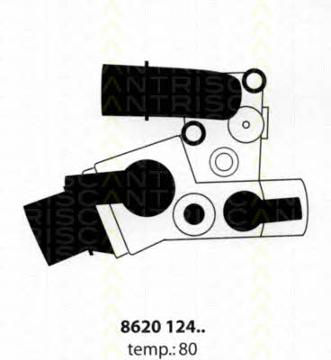 Triscan 8620 12480 Thermostat, coolant 862012480