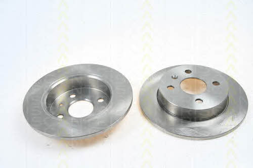 Triscan 8120 24129C Rear brake disc, non-ventilated 812024129C