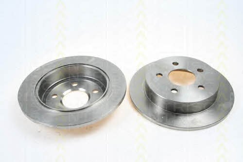 Triscan 8120 24132C Rear brake disc, non-ventilated 812024132C