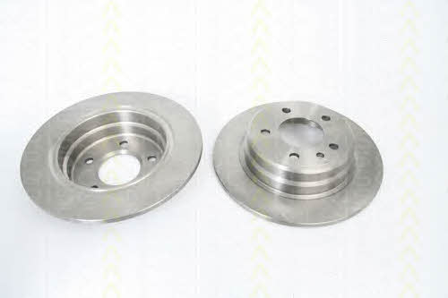 Triscan 8120 11180C Rear brake disc, non-ventilated 812011180C