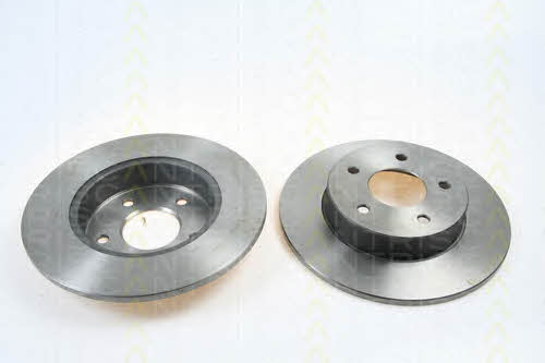Triscan 8120 14155C Rear brake disc, non-ventilated 812014155C
